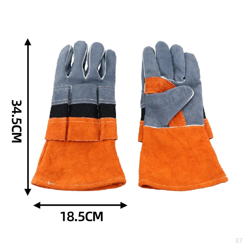Resistant Outdoor Oven Insulation Leather BBQ for Fireplace High Temperature Anti Scalding