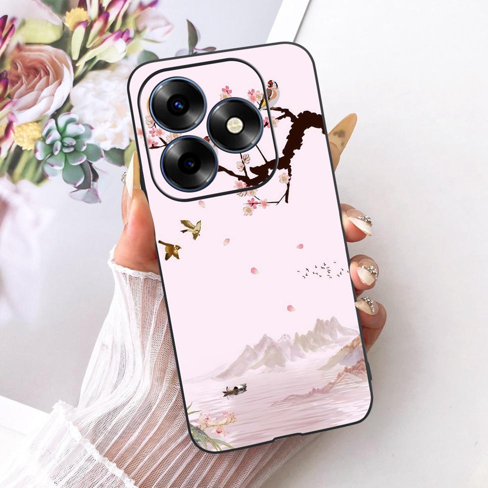 Phone Case For ITEL S23 Plus Cover S681LN Silicone Cute Cat Fashion Funny Cool Painted Casing For ITEL S23+
