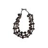 Vintage Bohemian Ethnic Style Multi-layer Beaded Coconut Shell Necklace Female Design Sense High Temperament Collarbone Chain