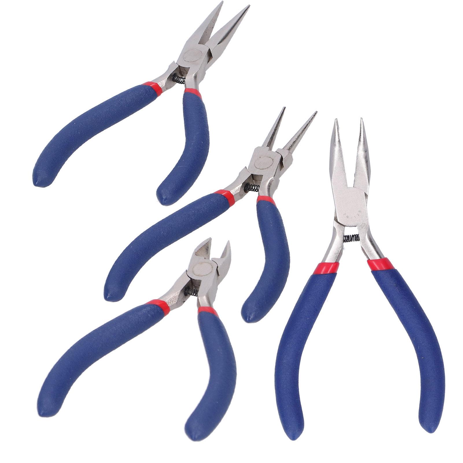 

Набор из 4-х ювелирных плоскогубцев с круглыми длинными носами из высокоуглеродистой стали для ремонта ювелирных изделий