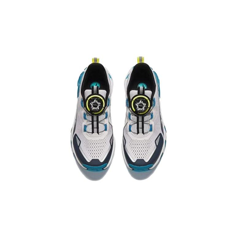 Anta Comfortable Shock Absorbing Durable Low Top Kids Running Shoes Kids Running Shoes Gray Blue T12425521-2