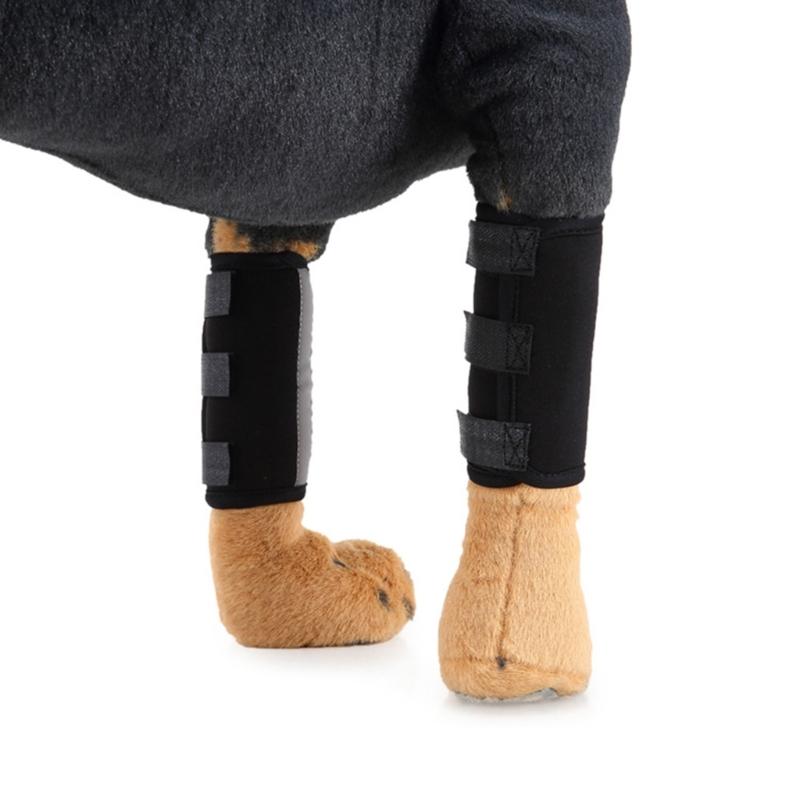 Hund Ellenbogenbandage Schutzpolster für Hunde Verletzungsprävention Leckschutz Ärmel