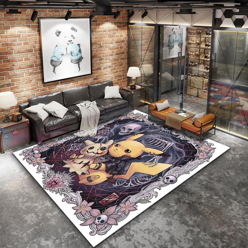 Pokemon Carpet Rug For Living Room Bedroom Home Sofa Decoration Kids Play Nonslip Floor Mat