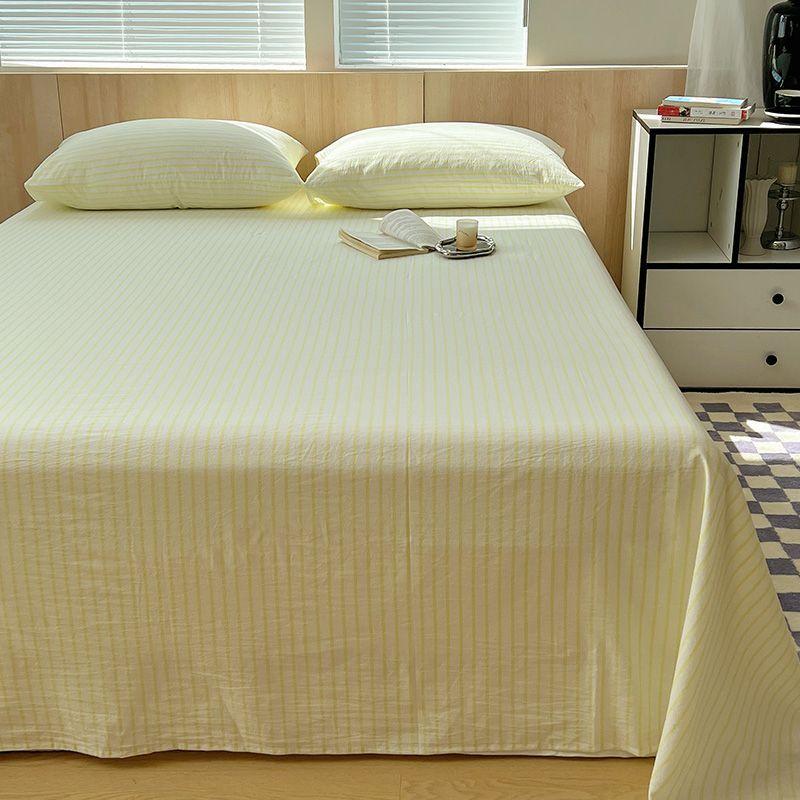 Minimalist Bed Sheet For 1.5m Bed, Single Double Household & Student Dormitory Use