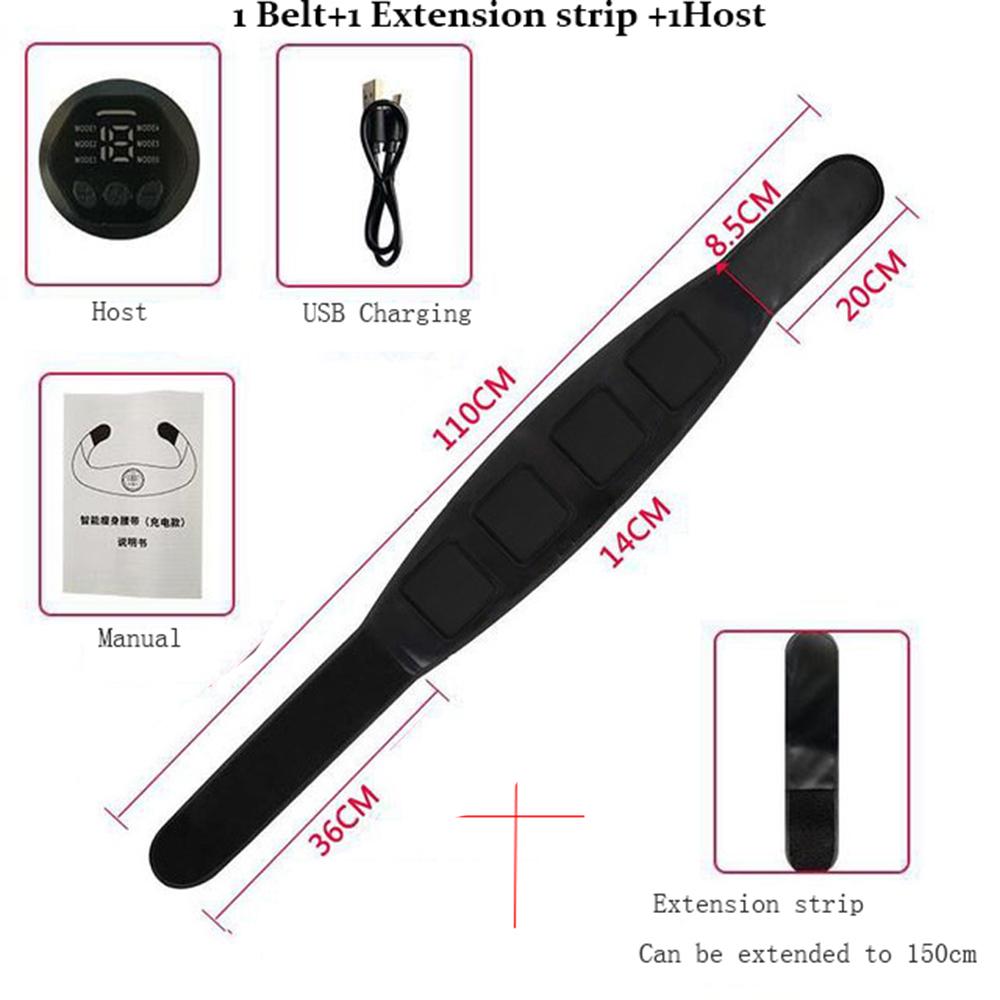 Abdominal Fitness Belt Abdomen Body Slimming Shaping Belt Trainer Electric Muscle Stimulator Weight Lost Fitness Equipment