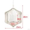 Wire Hollow Wedding Hanging Candle Holders Lantern Case