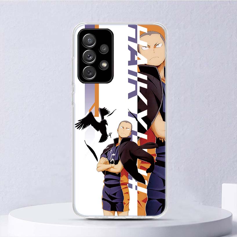Anime Haikyuu Schulvolleyball Weiche Hülle Für Samsung Galaxy A17 A16 A26 A36 A56 A15 A14 A13 A55 A54 A53 Handyhülle A25 A35 A24
