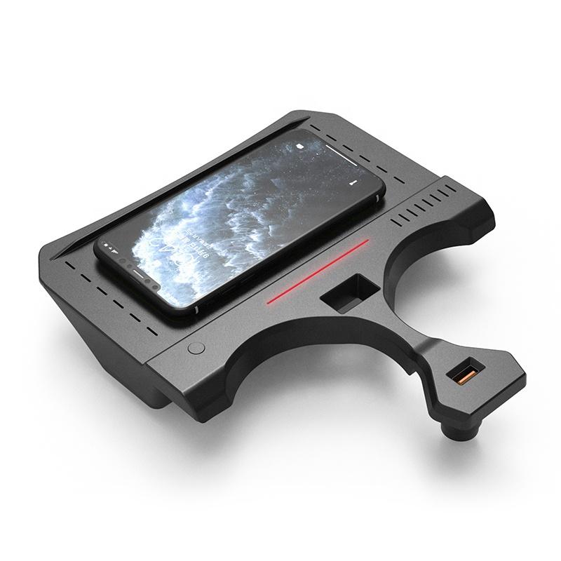 

15 Вт автомобильная беспроводная зарядка для BMW X5 G05 G18 iX5 X6 G06 2019~2025 телефон быстрое зарядное устройство зарядная панель панель станция прикуриватель Samsung