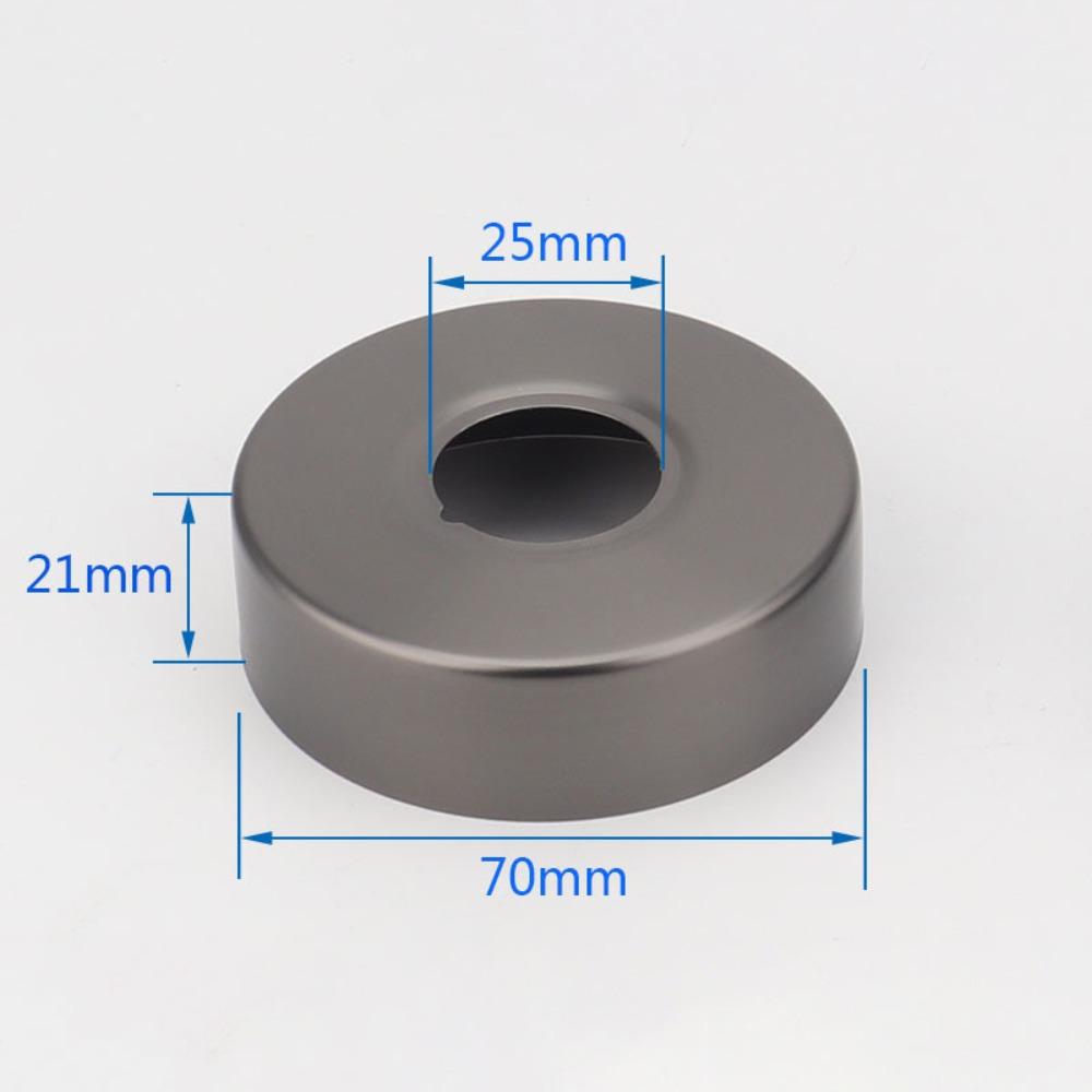 1PC Grey Black Stainless Steel Shower Arm Flange Replacement Wall Split Flange Faucet Decorative Cover Kitchen Accessories