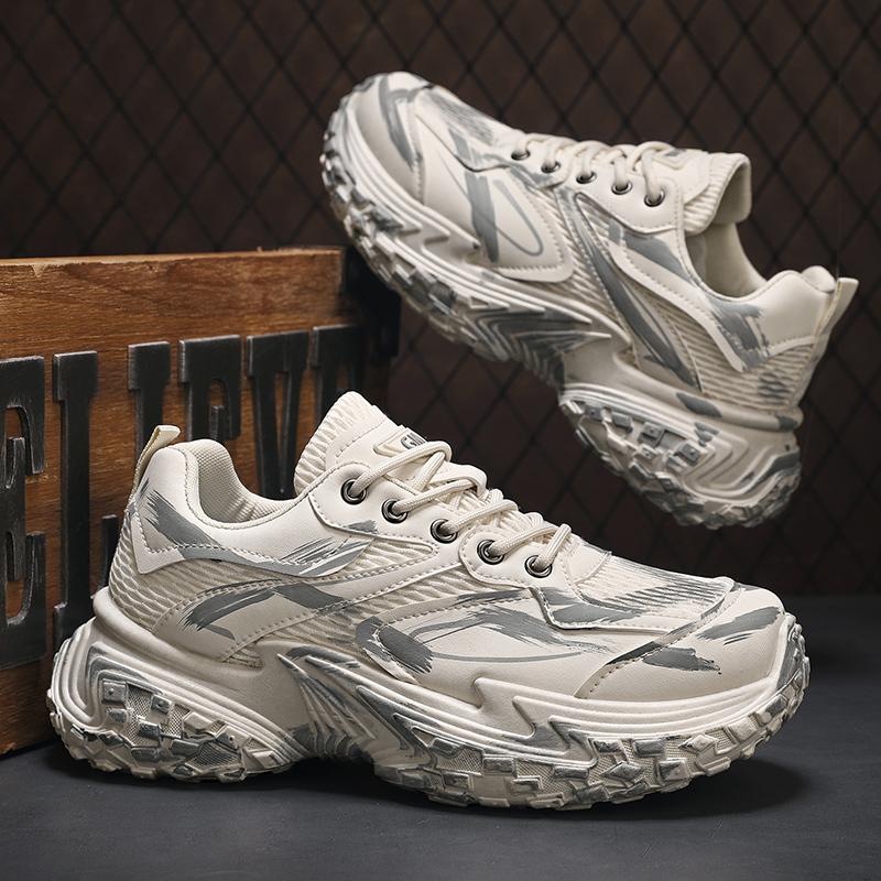 Trendy Men Sneakers Luxury Chunky Casual Sneakers For Man Height Increasing Dad Shoes Breathable Sports Shoes Male Sneakers