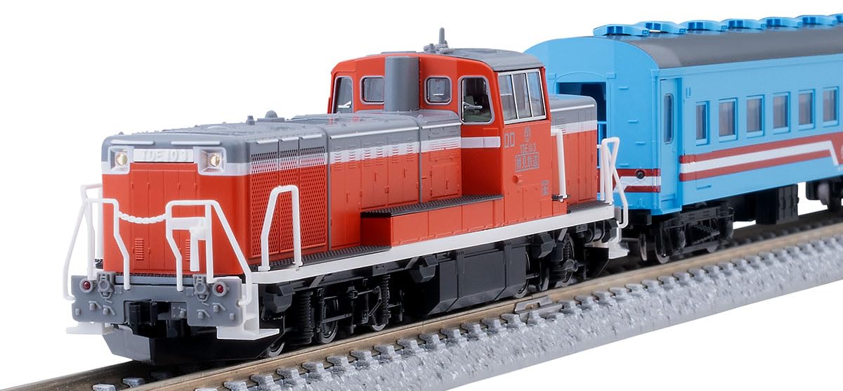 TOMIX N Gauge Tarumi Railway Passenger Train Ohafu 500 Tarumi Railway Set 98585 Model Railway Diesel Locomotive (TDE10 3, type, color)
