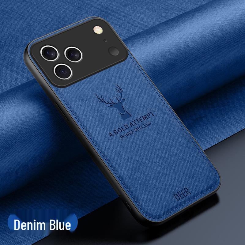 iPhone 17 Pro Max Elk Cloth Texture Drop-Proof Protective Case