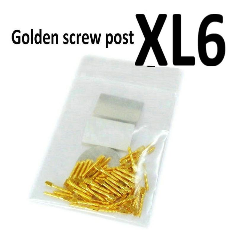 Dental Golden Plated Screw Post 50Pcs Bag High Quality Dentist Tool for Dental Restoration