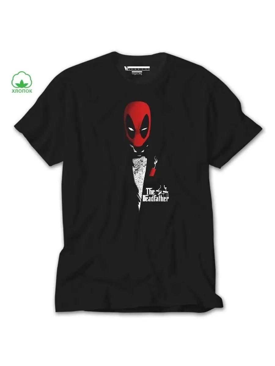 The Deadfather Deadpool Head T-shirt S