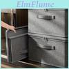 Storage Large Box Capacity Foldable With Lid Modern Grey Fabric Organizer Suitable For Clothes Bedding And Household Items