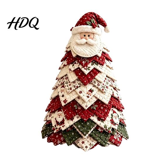 Schlafzimmer Festliche Akzente DIY gesteppter Weihnachtsbaum Bausatz Handgefertigter Stoff Tischdekoration Gartenornamente Feiertags Bastelprojekt für Zuhause