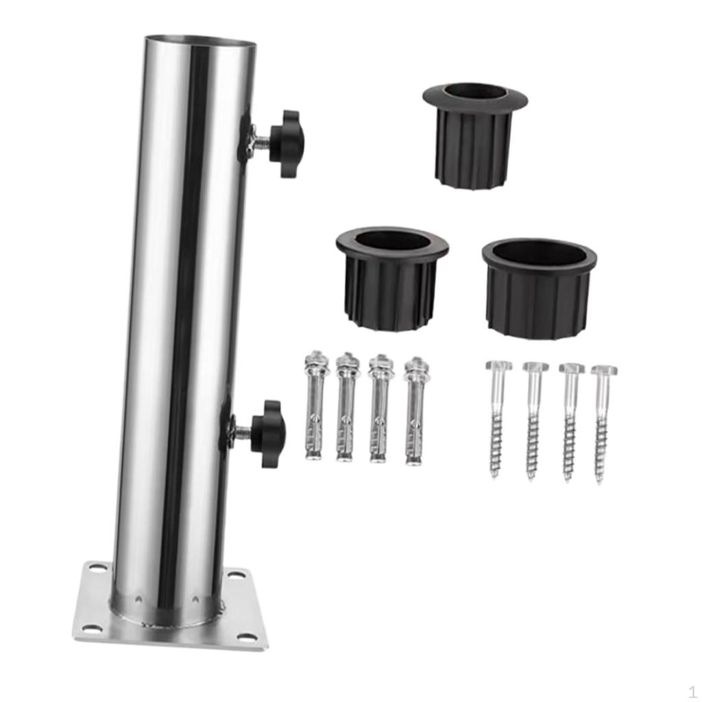 Base Bracket for Patio Umbrella Setup In Outdoor Areas