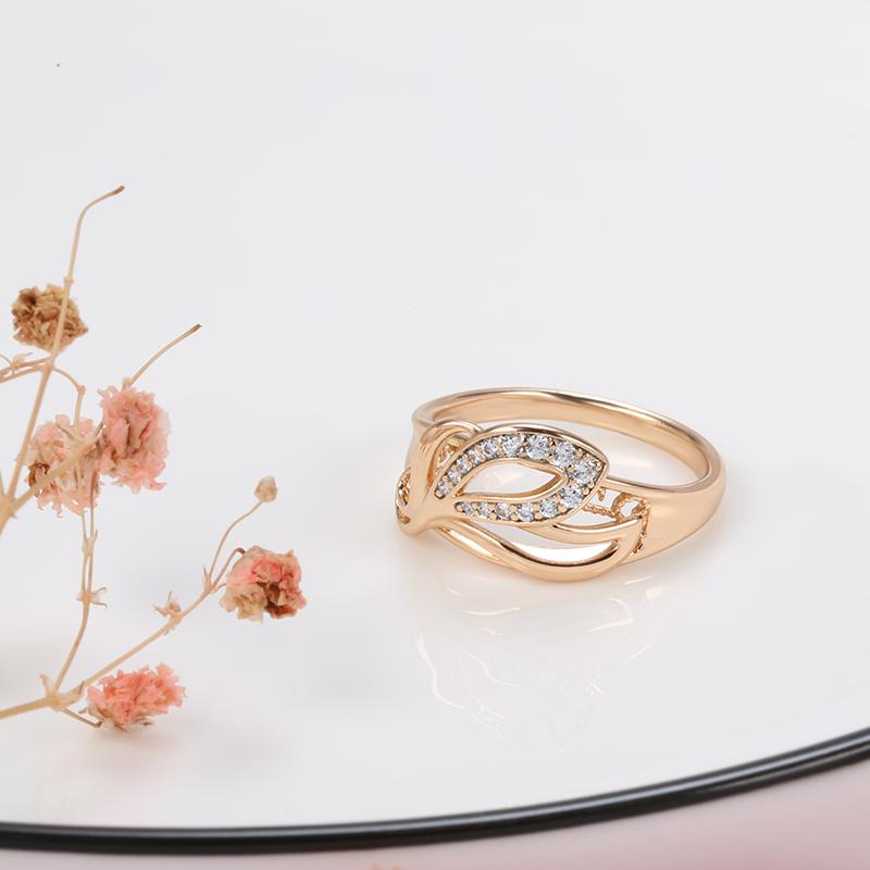 Women's Rings Rose Gold Color Luxury Rings With Zircon For Women Gifts
