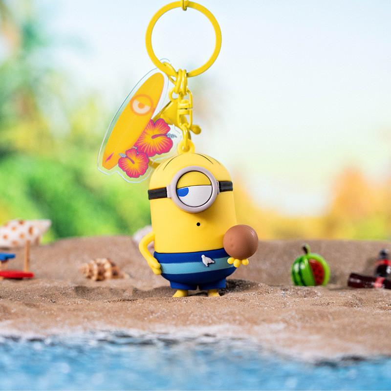 Minions Time Summer Keychain Pendant With Cartoon Characters For Bag Key And