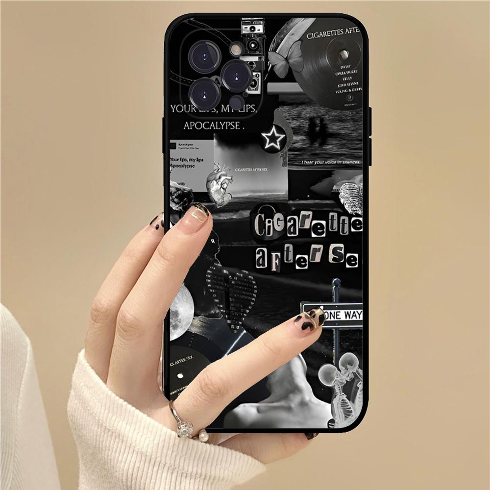 Band Cigarettes After S-Sex Phone Case For iPhone 16 15 14 11 12 13 Mini Pro XS Max Cover 6 7 8 Plus X Funda Shell