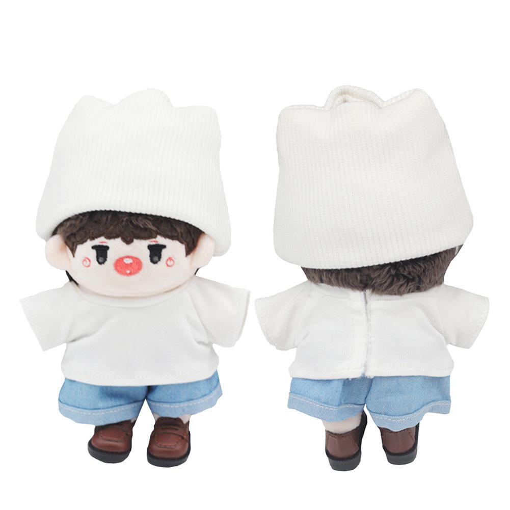 Labubu Doll Clothes Fashion Shorts Color Match Hoodies Dolls Accessories Cute Decoration Little Cloths