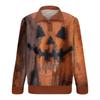 Men's Halloween Printed Corduroy Button Shirt