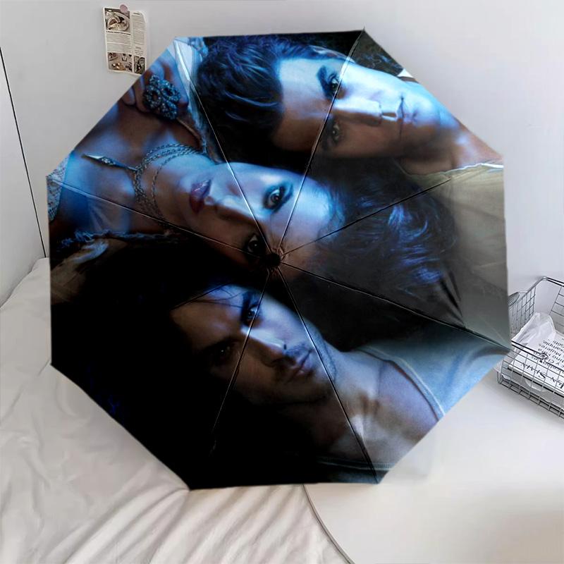 Twilight Saga Romance Automatic Umbrella - Suitable Travel Outdoor Portable Umbrella Birthday Gift Daily Essentials