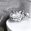 Luxury Electroplated Soap Dish with Drainage - Punch-Free Wall-Mounted Holder