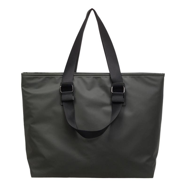 Minimalist Nylon Tote Bag for Women – Large Capacity Shoulder Bag with Adjustable Strap, Perfect for Work & Everyday Use