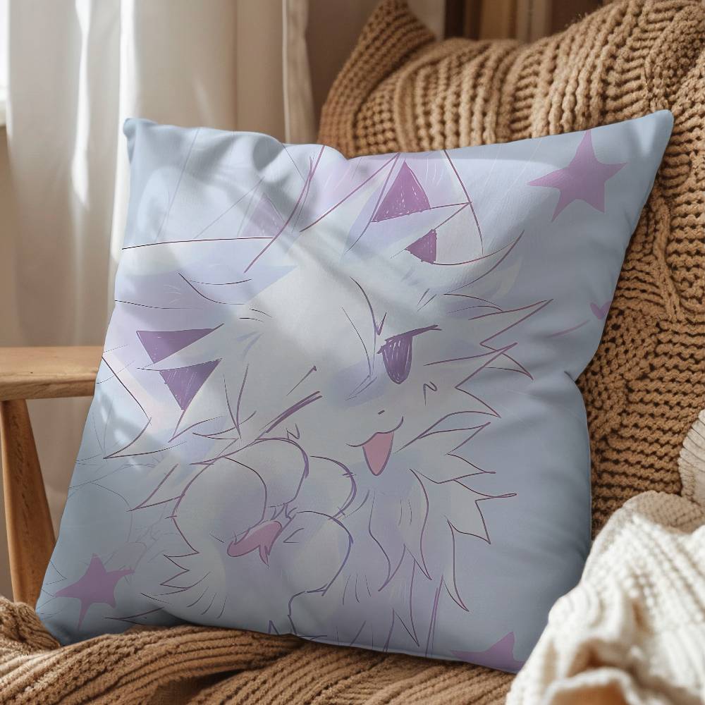Beautiful Cat Cute Meme Boykisser Pillow Case Sofa Living Room Bedroom Headboard Backrest Cushion Square Cushion Nap Time