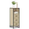 Bathroom Cabinet, Sonoma Oak, 35X37.5X100 Cm