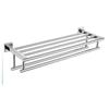 Double-Layer Bathroom Towel Rack