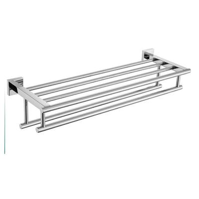 Double-Layer Bathroom Towel Rack