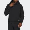 Adidas Loose Fit Hoodie With Logo Men Tops Black HY2765