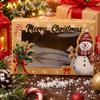 6pcs/Set Foldable Kraft Paper Boxes PVC Window Gift Packaging Boxes  Christmas Season