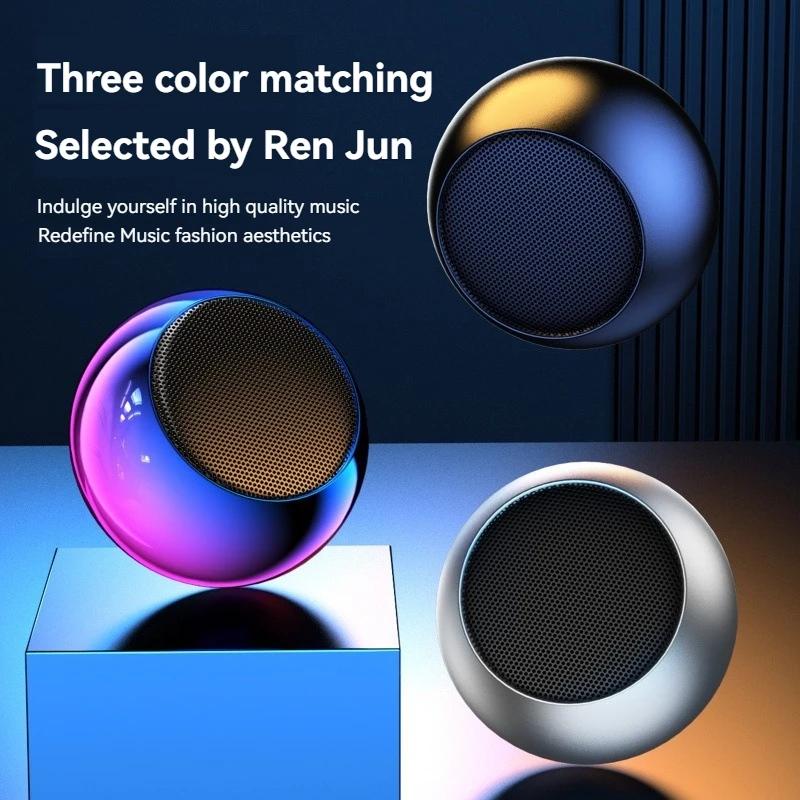 Outdoor Mini Portable Wireless Bluetooth Speaker Metal Subwoofer Stereo Surround Sound High Quality Bluetooth Speaker