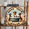 Perforated Dachshund Metal Sign Dog Lovers Gift Home Wall Art