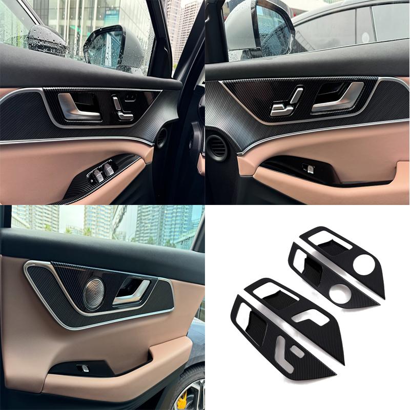 LHD For Chery Tiggo 9 2024 2025 Interior Accessories Window Rise Switch Gear Shift Water Cup Panle Steering Wheel AC Vent Cover