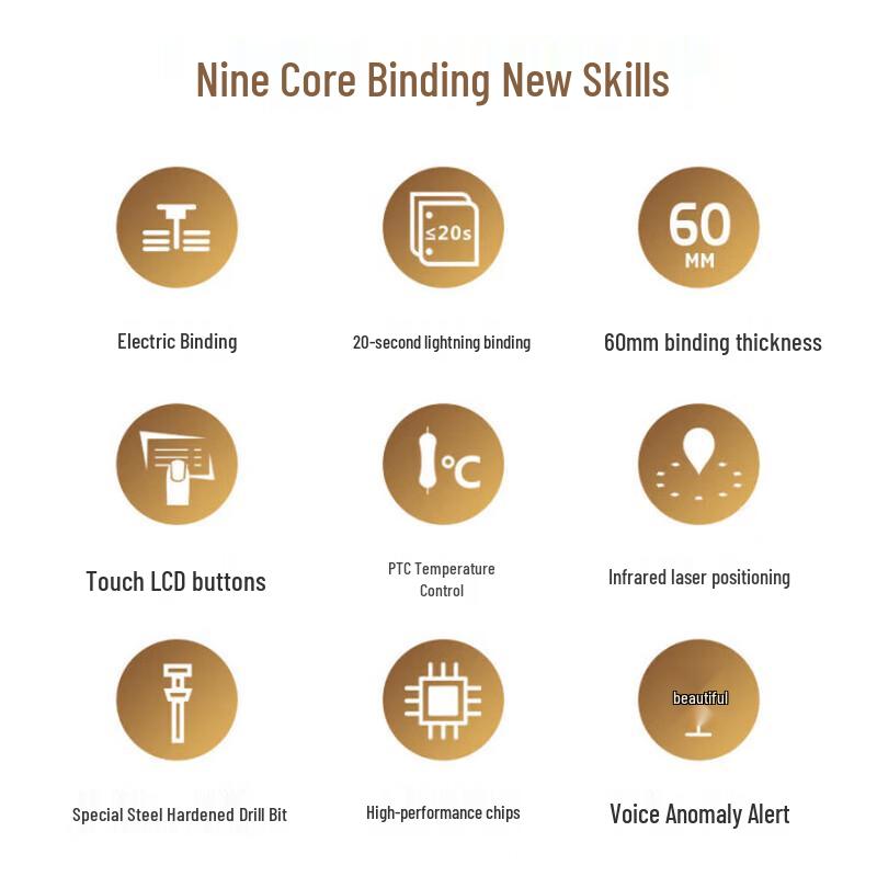 Comi CM-60A Automatic Financial Document Binding Machine