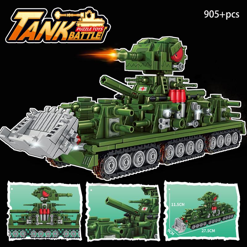 KV44 tvertnes montāžas būvēšanas klucīši rotaļlietu