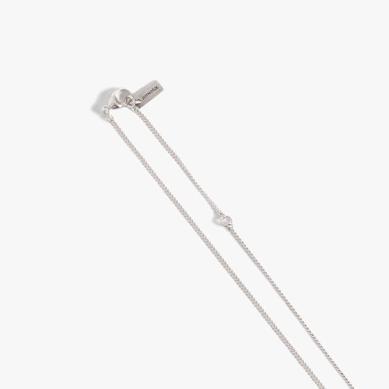 HYPNOTIZE SILVER BALL PENDANT NECKLACE