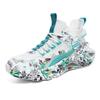 Large size fashion fly-woven camouflage blade shoes casual sports shoes running shoes dad shoes men's shoes