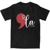 Men's T Shirt LA For President T-Shirts Hip Hop Summer Tees Y2K Fun Casual 100 Cotton Clothing Birthday Gift