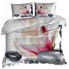 3D Cotton Satin Bedding 160x200cm FLOWER SPA