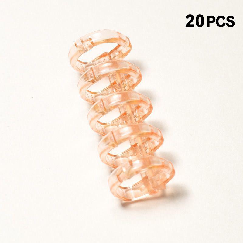 20 Stück Binder Schnalle Loseblatt Buch Zubehör Bindering Schnalle 5 Löcher Nicht Unbequem Selbstgemacht DIY Locher Loseblatt