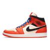 Air Jordan 1 Retro Mid SE Team Orange Men Sneakers Black 852542-800