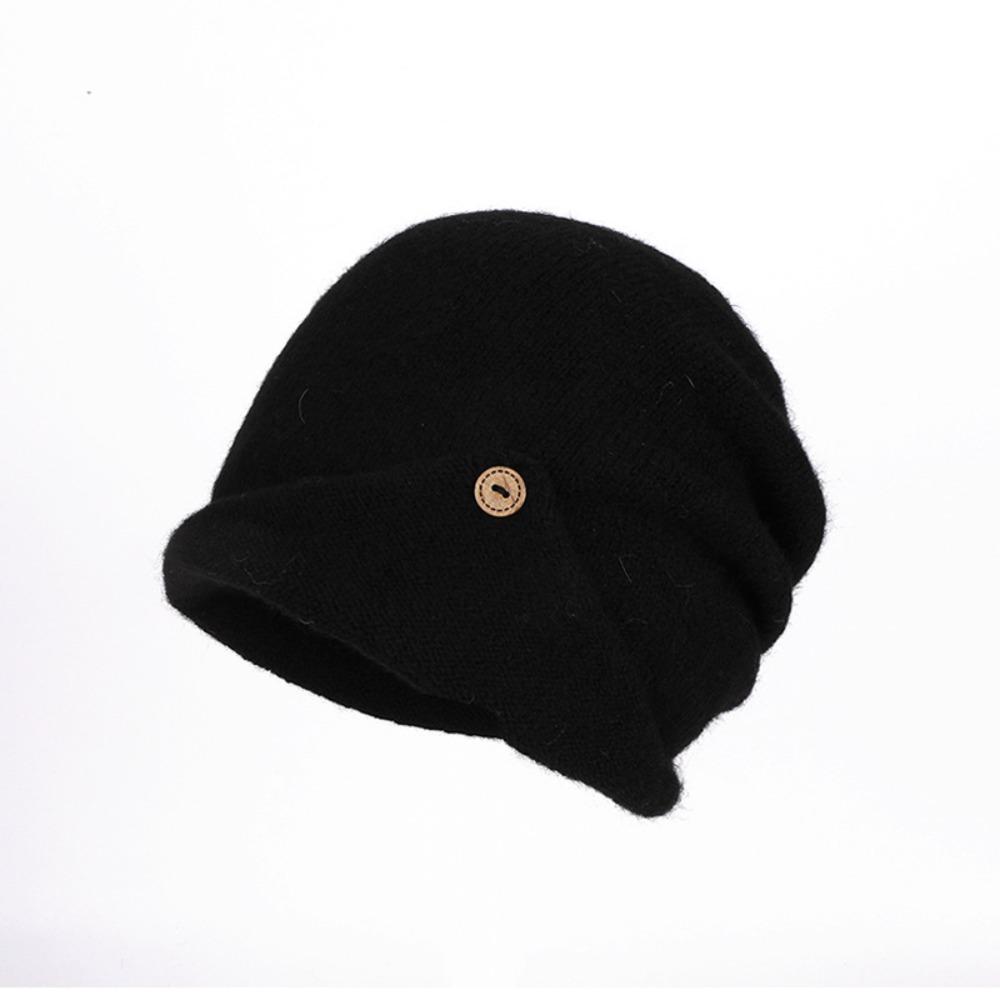 Stretchy Beanie Hats Warm Pullover Hat Kawaii Knitted Hat  Winter Autumn