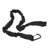 Kayak Paddle Rope Leash Elastic Lightweight Nylon Coiled Paddle Straps for Canoe Boat Surf Board Fishing Rod Black