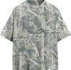 Summer Men's Fashion Trend Slim Fit Casual Branch Camouflage 3D Digital Printing Short-sleeved T-shirt Top