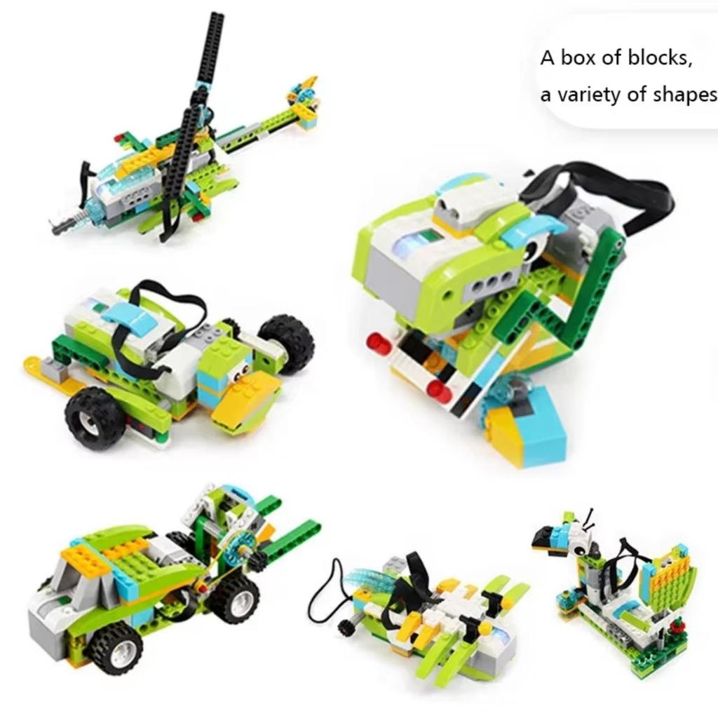 Stem Educational Building Blocks Kit 280Pcs With Electronic Sensors For Robot Programming